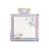 Самоклеящийся блок MESHU "Shadow", 76*76 мм, 50 л., прозрачный, европодвес