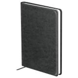 Ежедневник датированный 2026г., А5, 176л., твердый переплет, кожзам, BG "Nebraska. Grey", серый
