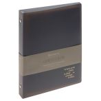 Тетрадь на кольцах А5, 80л., Greenwich Line "Тихий цвет", пластиковая обложка, с разделителями