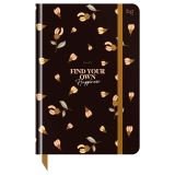 Ежедневник недатированный А5, 136л., 7БЦ BG "Flowery. Black", глянцевая ламинация, отд.фольгой Ежедневник недатированный А5, 136л., 7БЦ BG "Flowery. Black", глянцевая ламинация, отд.фольгой