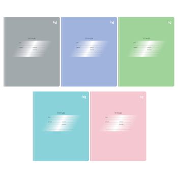 Тетрадь 12л., косая линия BG 