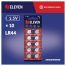 Батарейка Eleven LR44 (G13, V13GA, A76) алкалиновая, BC10 Батарейка Eleven LR44 (G13, V13GA, A76) алкалиновая, BC10