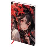 Ежедневник недатированный, А5, 136л., мягкий переплет, кожзам, BG "Anime. Girl" Ежедневник недатированный, А5, 136л., мягкий переплет, кожзам, BG "Anime. Girl"