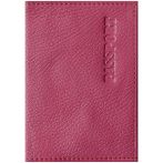 Обложка для паспорта OfficeSpace "Промо", кожа, фуксия