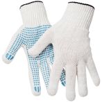 Перчатки х/б 10 класс OfficeClean, эконом, с точ. ПВХ,5 ниток, белый, 43-45г, 132текс Перчатки х/б 10 класс OfficeClean, эконом, с точ. ПВХ,5 ниток, белый, 43-45г, 132текс