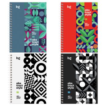 Записная книжка А6 96л., на гребне BG 
