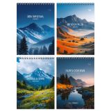 Блокнот А5 40л. на гребне BG "Горы мотивации"