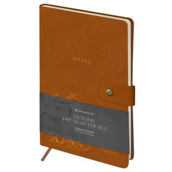 Записная книжка А5 80л., ЛАЙТ, кожзам, Greenwich Line 