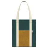 Сумка-шоппер Först "Grass" 40*35*8см, 1 отделение, 1 карман, вельветовая на кнопке