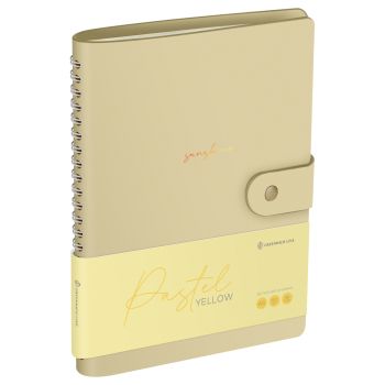 Записная книжка А5 96л. ЛАЙТ, кожзам, скрытый гребень, Greenwich Line 