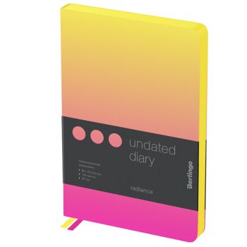 Ежедневник недатированный, В6, 136л., кожзам, Berlingo 