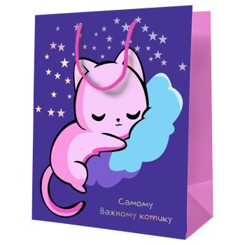 Пакет подарочный 11*14*6,5см MESHU 