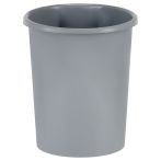 Корзина для бумаг СТАММ, 12л, цельная, серая