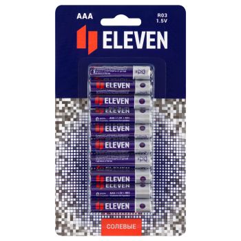 Батарейка Eleven AAA (R03) солевая, BC10