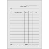 Бланк "Накладная" OfficeSpace, А5, газетка, 100 экз.