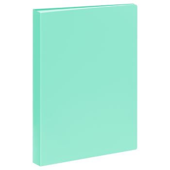 Папка с 40 вкладышами СТАММ А4, 21мм, 500мкм, пластик, пастель, мятная