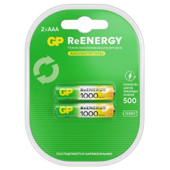 Аккумулятор GP AAA (HR03) 1000mAh 2BL Аккумулятор GP AAA (HR03) 1000mAh 2BL