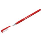 Ручка гелевая Berlingo "Velvet" красная, 0,5мм, прорезиненный корпус