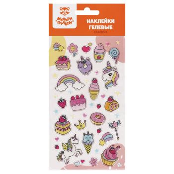 Наклейки гелевые Мульти-Пульти 