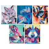 Тетрадь 80л., А5, клетка BG "Милое искусство"