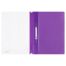 Папка-скоросшиватель пластик. перф. СТАММ А4, 180мкм, фиолетовая с прозр. верхом
