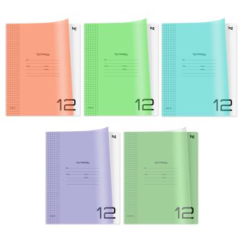 Тетрадь 12л., клетка BG 