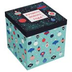 Коробка складная подарочная MESHU "Моменты счастья", (28*28*28см)