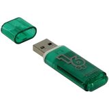 Память Smart Buy "Glossy" 16GB, USB 2.0 Flash Drive, зеленый Память Smart Buy "Glossy" 16GB, USB 2.0 Flash Drive, зеленый
