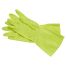 Перчатки резиновые York с экстрактом Алоэ, с хлопковым напылением, разм. L