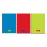 Тетрадь 120л., А4, клетка, на гребне BG "Тетрадь", глянцевая ламинация