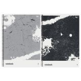 Тетрадь 96л., А4, клетка, на гребне BG "Лофт", матовая ламинация