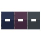 Тетрадь 80л., А4, клетка, на гребне BG "Минимализм", глянцевая ламинация, тиснение фольгой