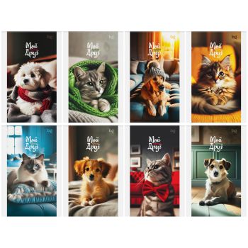 Блокнот А6 48л. на скрепке BG 