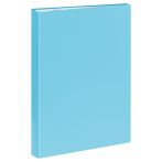 Папка с 60 вкладышами СТАММ А4, 21мм, 500мкм, пластик, пастель, голубая