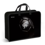 Папка с ручками 1 отделение, А4 Berlingo "Goal time", 340*245*100мм, пластик, на молнии