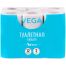 Бумага туалетная Vega 2-слойная, 12шт., эко, 15м, тиснение, белая