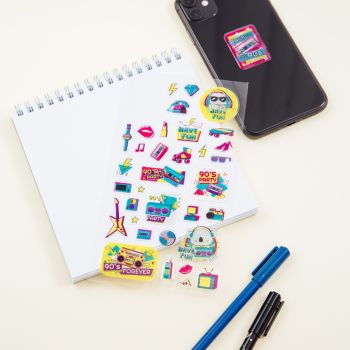 Наклейки гелевые MESHU 