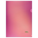 Папка-уголок СТАММ "Сияние" А4, 180мкм, пластик, непрозрачная, розовый