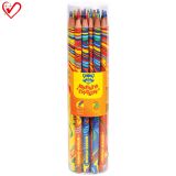 Карандаш с многоцветным грифелем Мульти-Пульти "Енот и радуга", кругл., заточен., ассорти