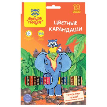 Карандаши цветные Мульти-Пульти 