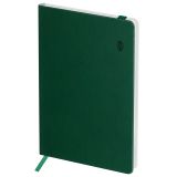 Записная книжка А6 80л. ЛАЙТ, кожзам, Greenwich Line "Classic. Olive", с резинкой, фактурное тиснение, блок в клетку