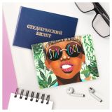 Обложка для студенческого билета, пропуска, удостоверения OfficeSpace "Cool Girl", ПВХ, фотопечать Обложка для студенческого билета, пропуска, удостоверения OfficeSpace "Cool Girl", ПВХ, фотопечать