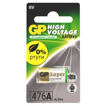 Батарейка GP 4LR44 (476AF, A544, V4034PX, PX28A) 6V алкалиновая, BC1