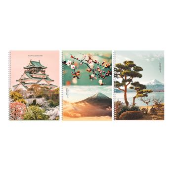 Тетрадь 120л., А4, клетка, на гребне BG 