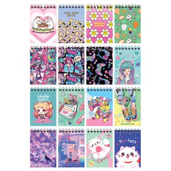 Блокнот А7 40л. на гребне BG 