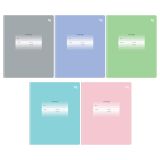 Тетрадь 12л., косая линия с доп. горизонтальной BG "Первоклассная", Микс