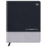 Дневник 1-11 кл. 48л. (ЛАЙТ) BG "Комбо. Сталь", иск. кожа, комбинирование материалов, тиснение фольгой, ляссе