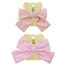 Заколка для волос MESHU, бант, розовая, ассорти, 14*13см, европодвес