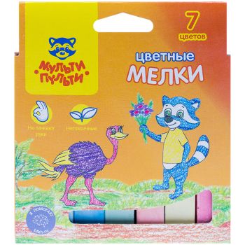 Мелки цветные Мульти-Пульти 