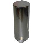 УЦЕНКА - Ведро-контейнер для мусора (урна) Титан, 30л, с педалью, круглое, металл, хром